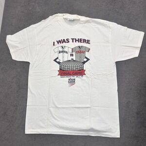 Vintage 1999 Seattle Mariners VS Texas Rangers Final game t-shirt and ticket